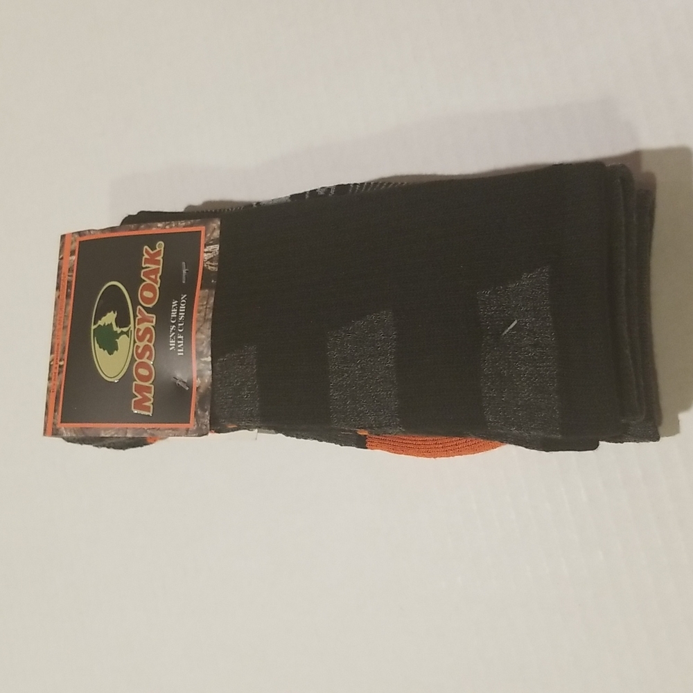 Mossy Oak Men's 2 Pair Crew Socks